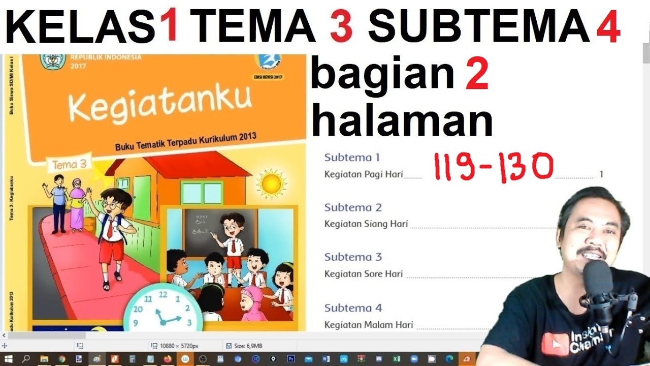 Detail Buku Kelas 1 Tema 3 Nomer 10