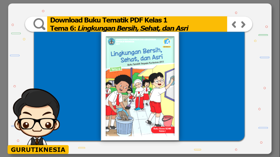 Detail Buku Kelas 1 Tema 6 Nomer 7