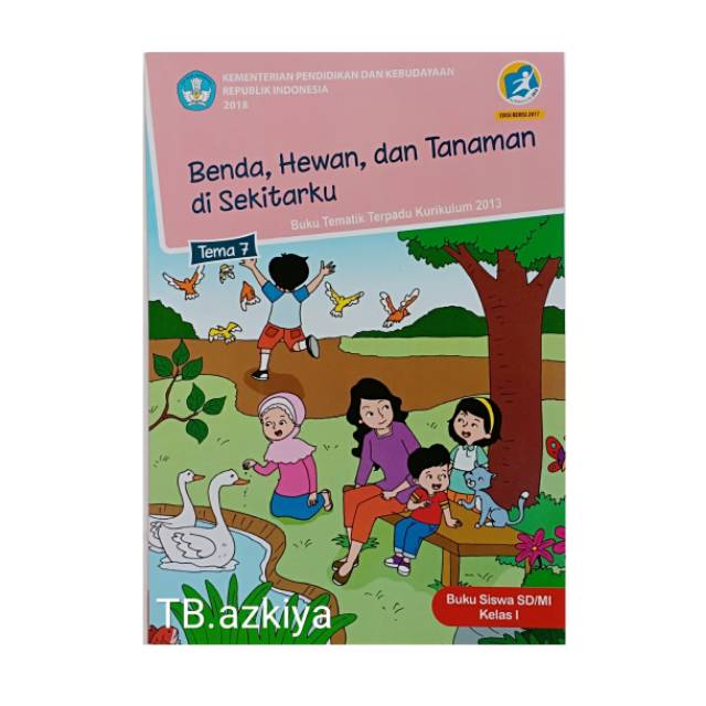 Detail Buku Kelas 1 Tema 7 Nomer 7