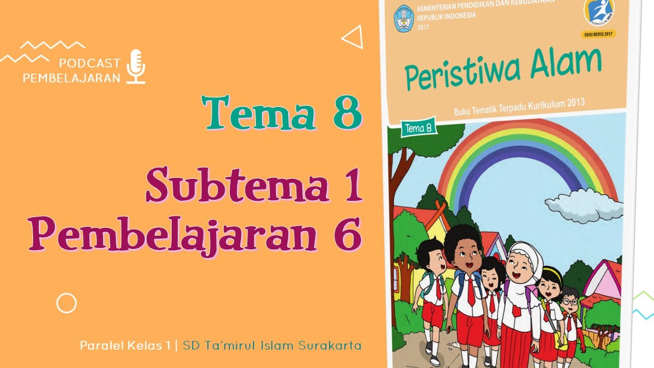 Detail Buku Kelas 1 Tema 8 Nomer 6