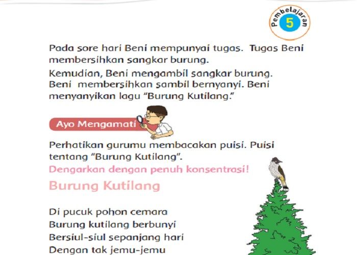 Detail Buku Kelas 2 Tema 5 Nomer 40