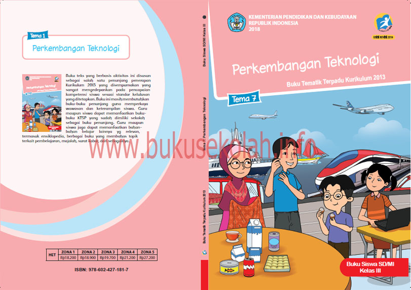 Detail Buku Kelas 3 Tema 7 Nomer 7