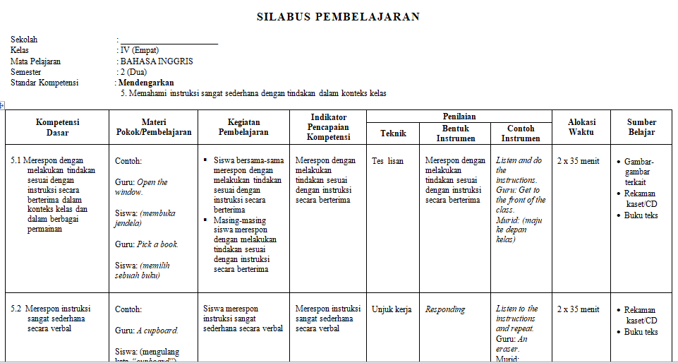 Detail Buku Kelas 4 Bahasa Inggris Nomer 39