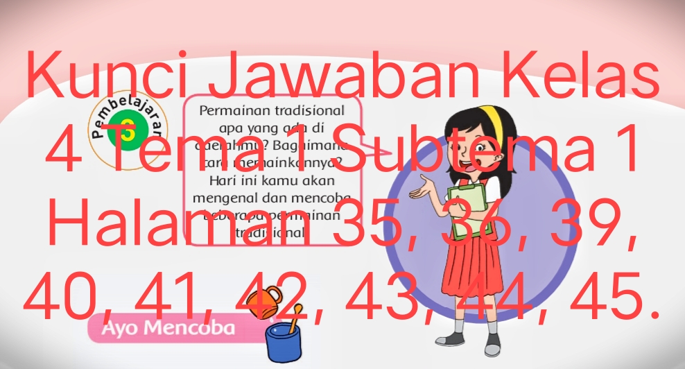 Detail Buku Kelas 4 Tema 1 Nomer 46