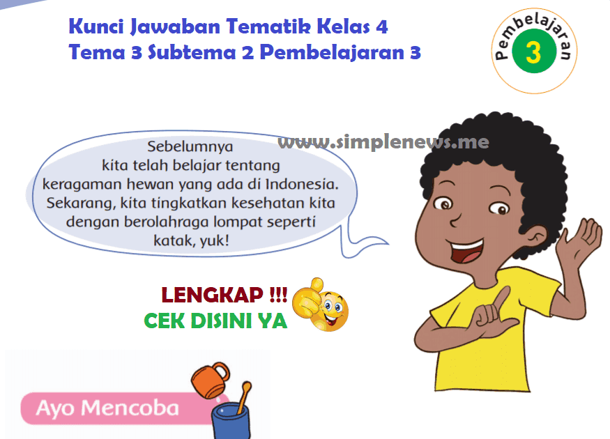 Detail Buku Kelas 4 Tema 3 Nomer 27