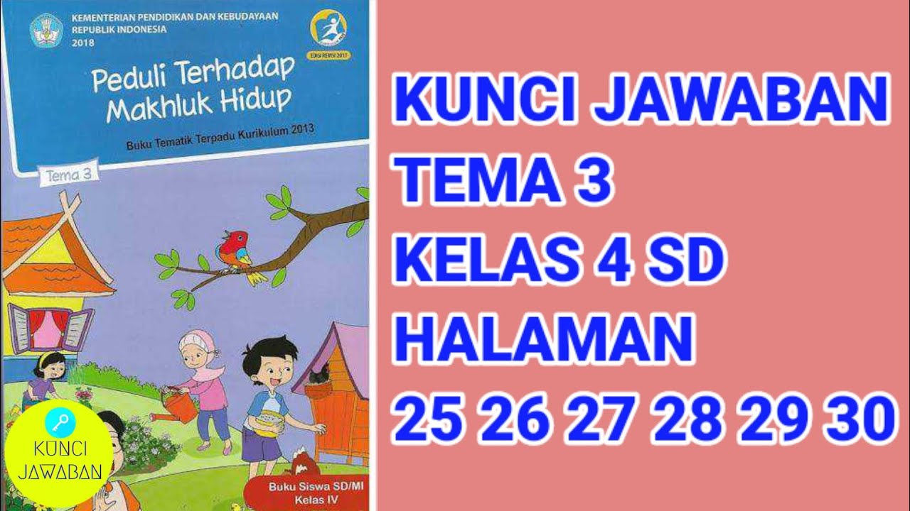 Detail Buku Kelas 4 Tema 3 Nomer 30