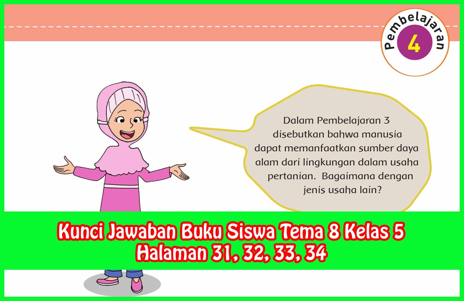 Detail Buku Kelas 5 Tema 8 Nomer 38