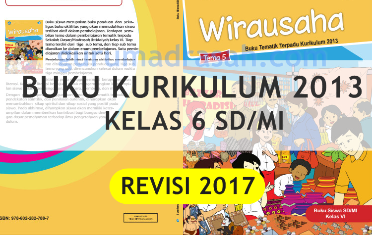 Detail Buku Kelas 6 Sd Kurikulum 2013 Revisi 2017 Nomer 7