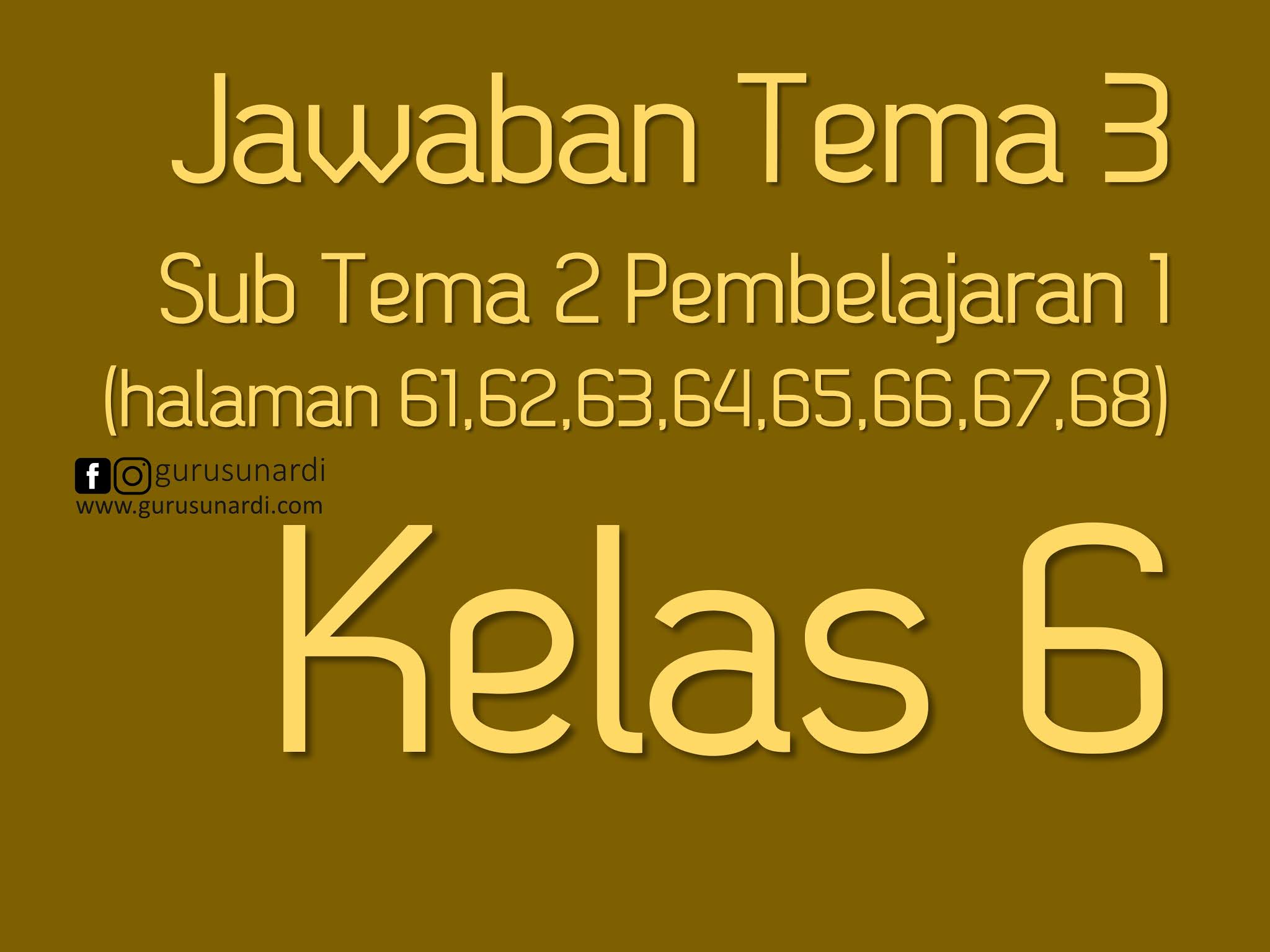 Detail Buku Kelas 6 Tema 2 Nomer 39