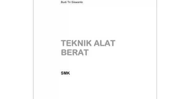 Detail Buku Kelistrikan Alat Berat Nomer 12