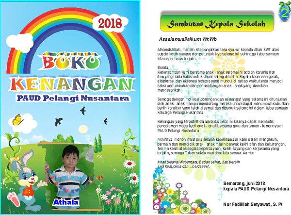 Detail Buku Kenangan Tk Nomer 6