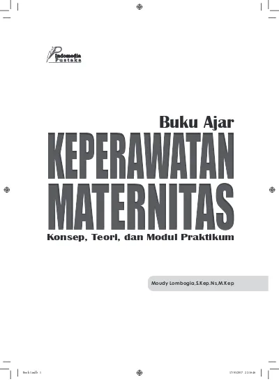 Detail Buku Keperawatan Maternitas Nomer 23