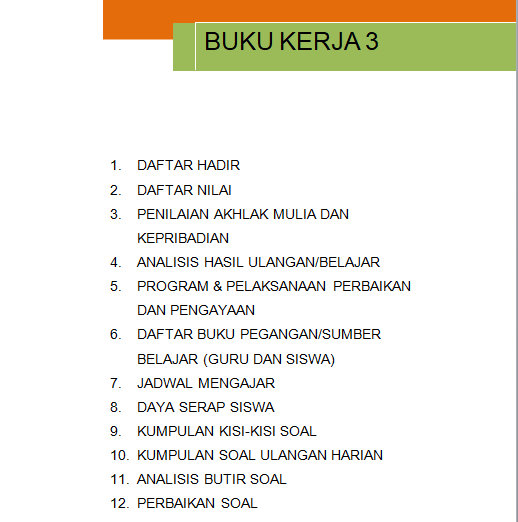 Detail Buku Kerja 1 Kurtilas Nomer 11