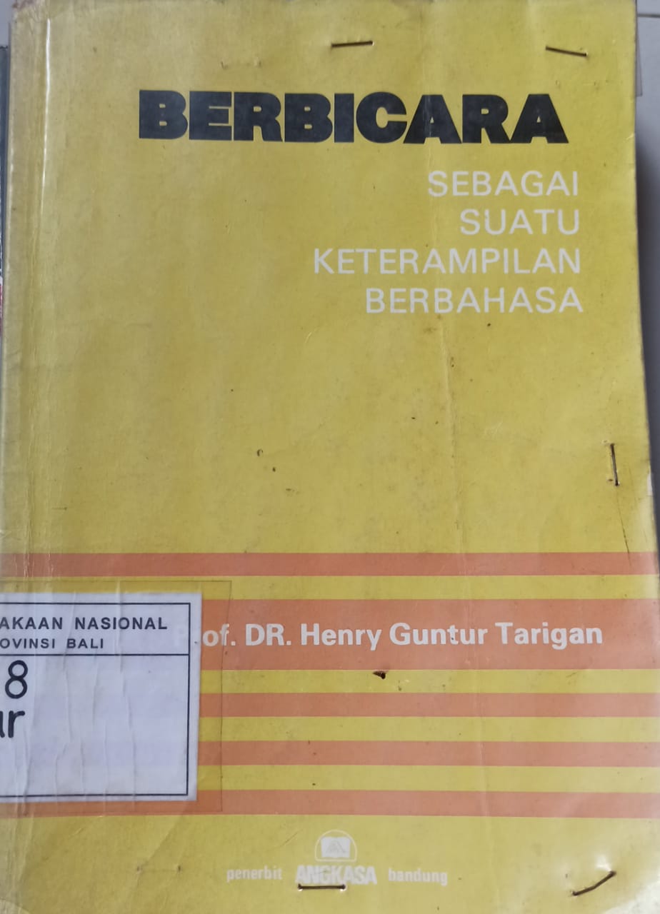 Detail Buku Keterampilan Berbicara Nomer 24