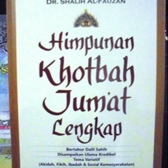 Detail Buku Khotbah Jumat Nomer 9