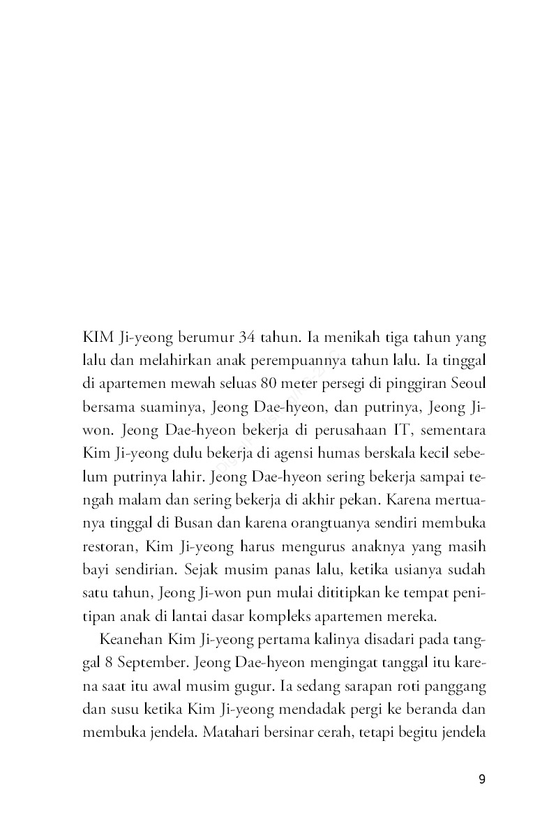 Detail Buku Kim Ji Young Born 1982 Nomer 15