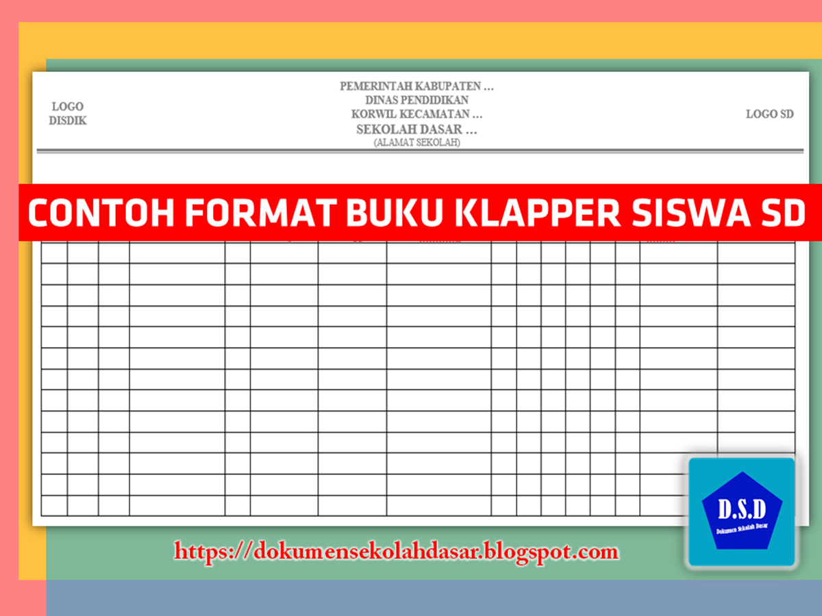 Detail Buku Klaper Siswa Nomer 4