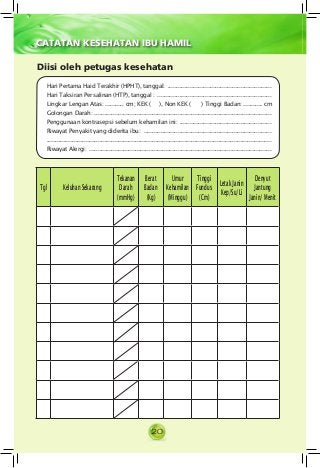 Detail Buku Kms Ibu Hamil Nomer 22
