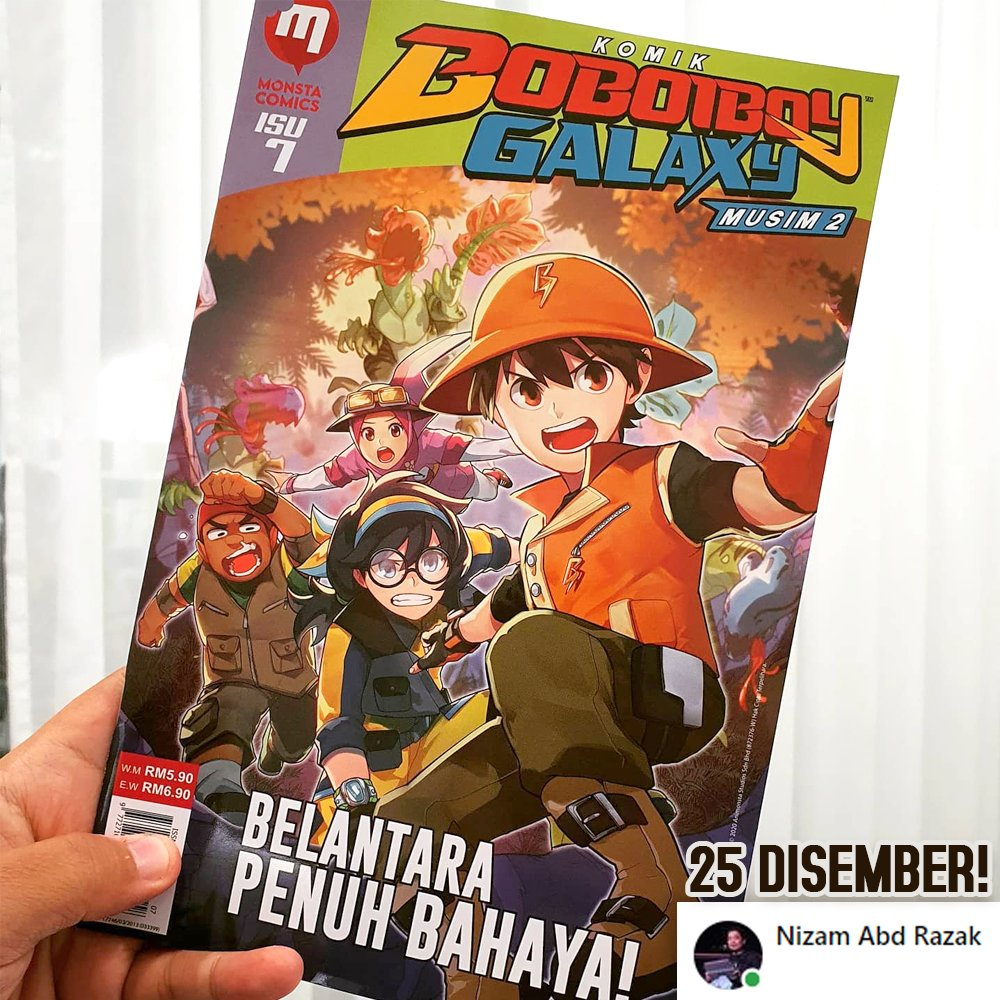 Detail Buku Komik Boboiboy Nomer 21