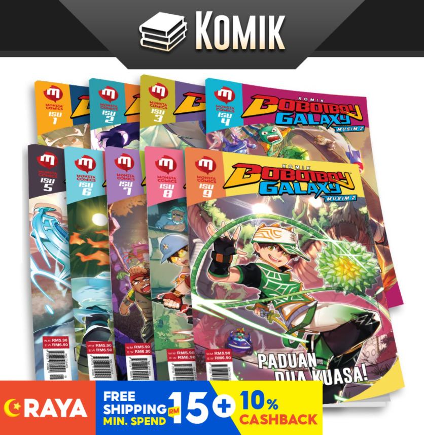 Detail Buku Komik Boboiboy Nomer 40