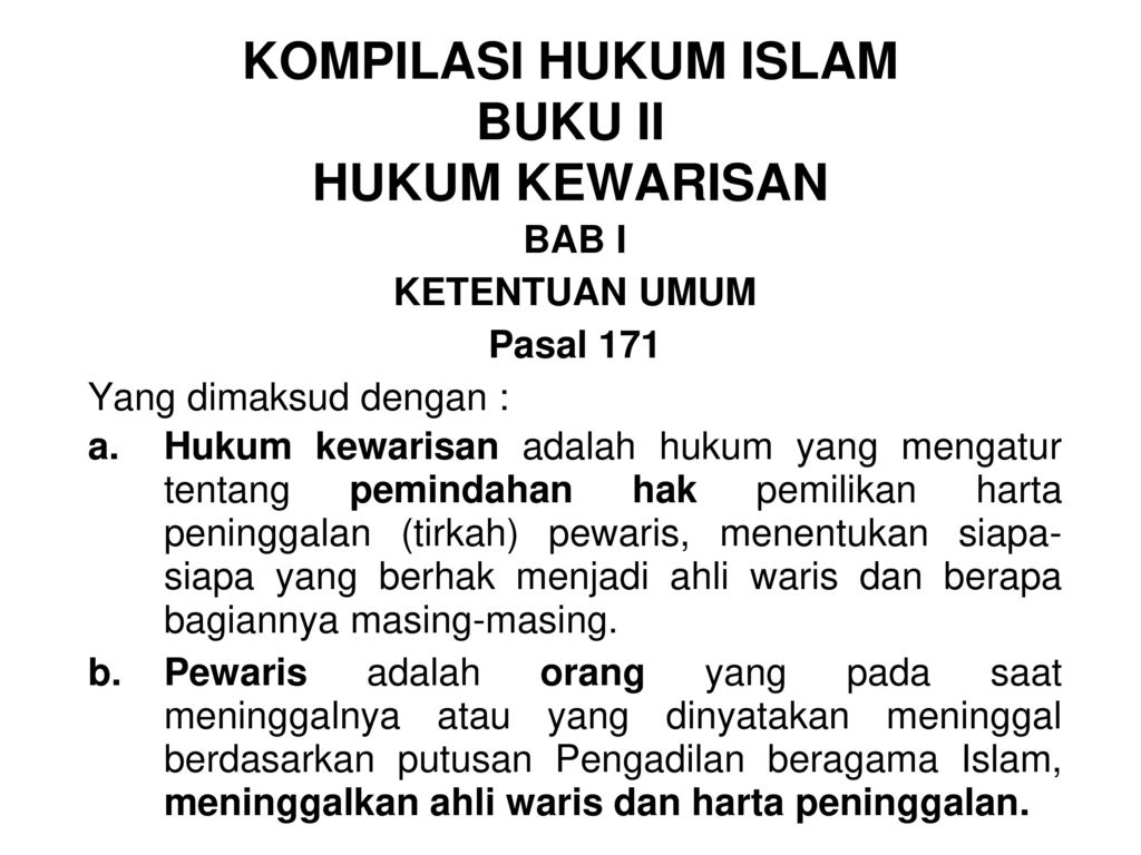Detail Buku Kompilasi Hukum Islam Nomer 26