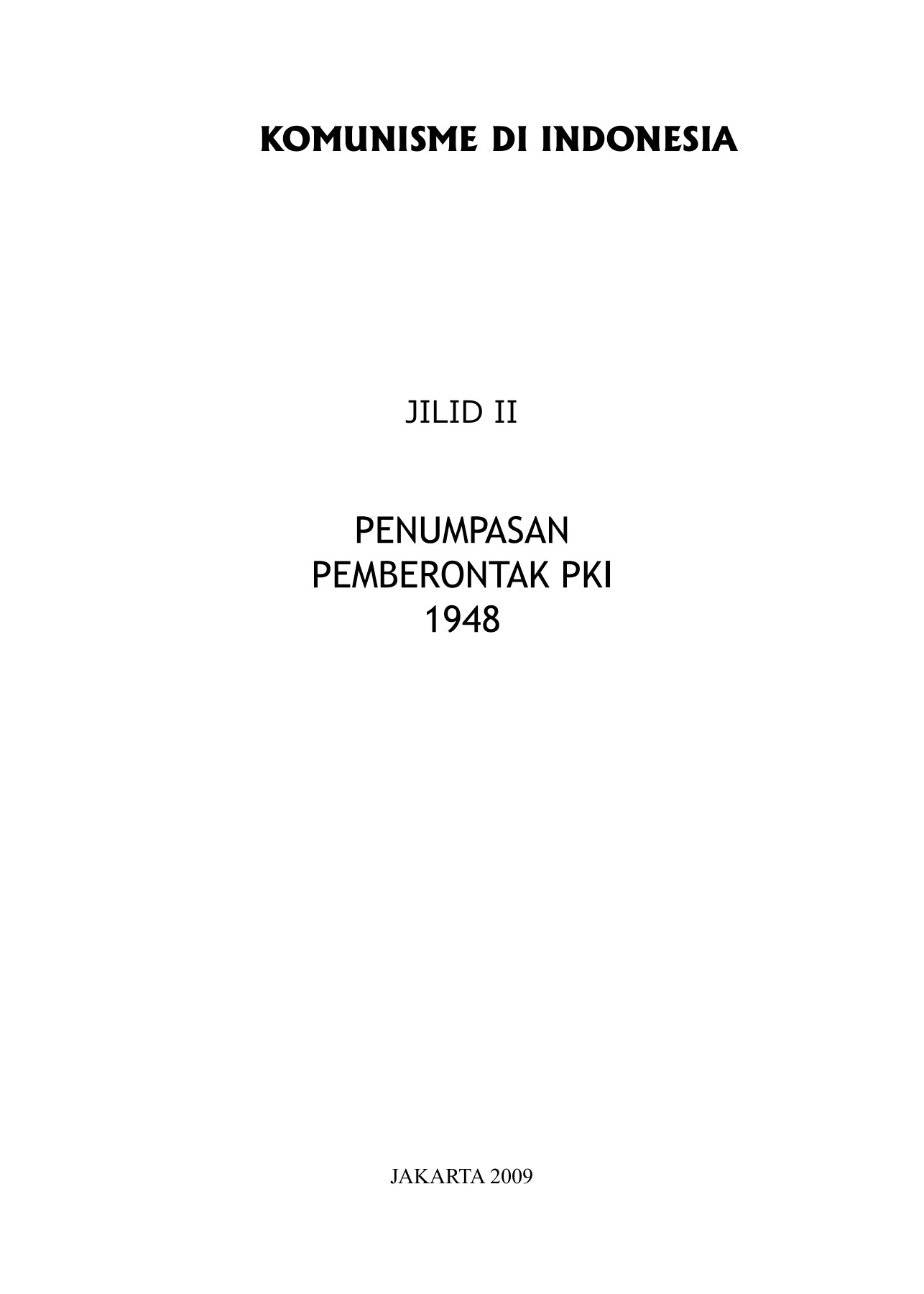 Detail Buku Komunisme Di Indonesia Nomer 40