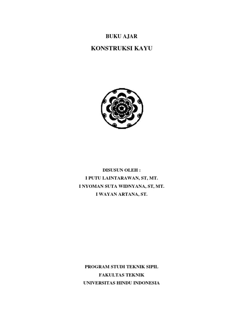 Detail Buku Konstruksi Kayu Nomer 17