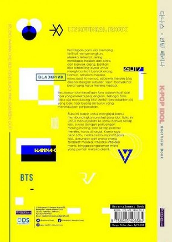 Detail Buku Kpop Idol Nomer 7