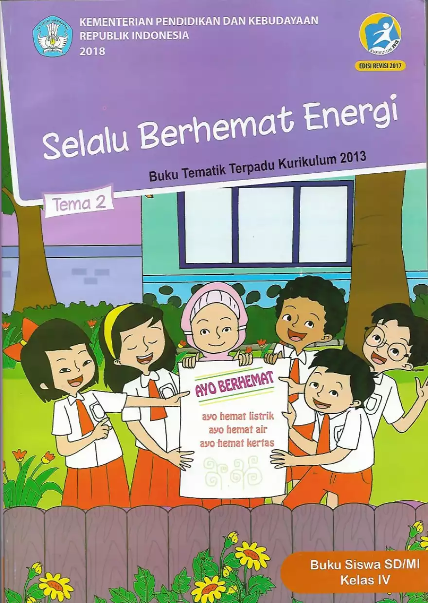 Detail Buku Kurikulum 2013 Kelas 4 Revisi 2017 Nomer 8