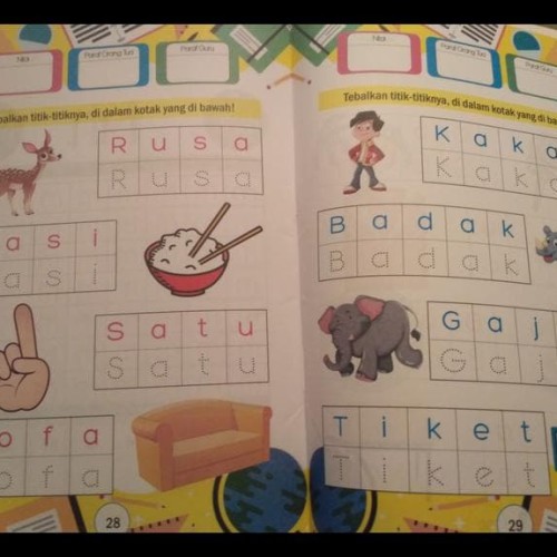 Detail Buku Latihan Menulis Nomer 4