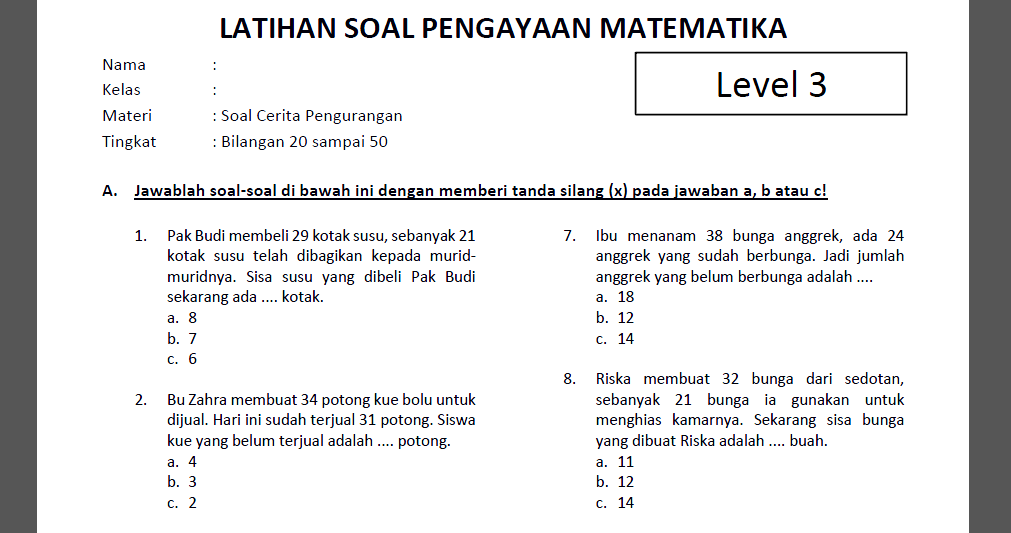 Detail Buku Latihan Soal Kelas 2 Sd Nomer 48