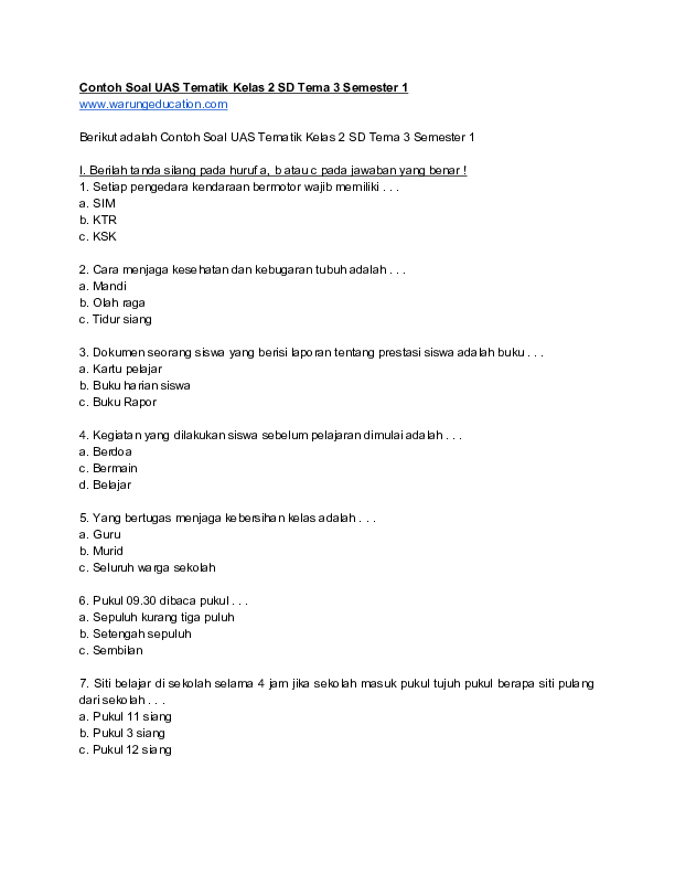 Detail Buku Latihan Soal Kelas 2 Sd Nomer 55