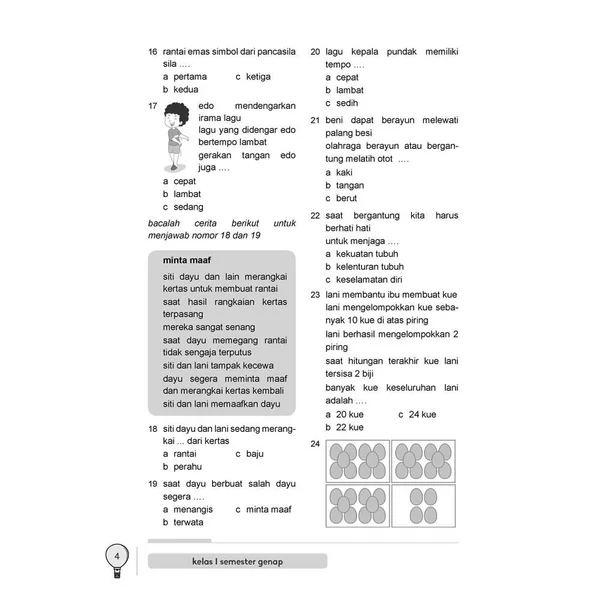 Detail Buku Latihan Soal Sd Kelas 1 Nomer 40