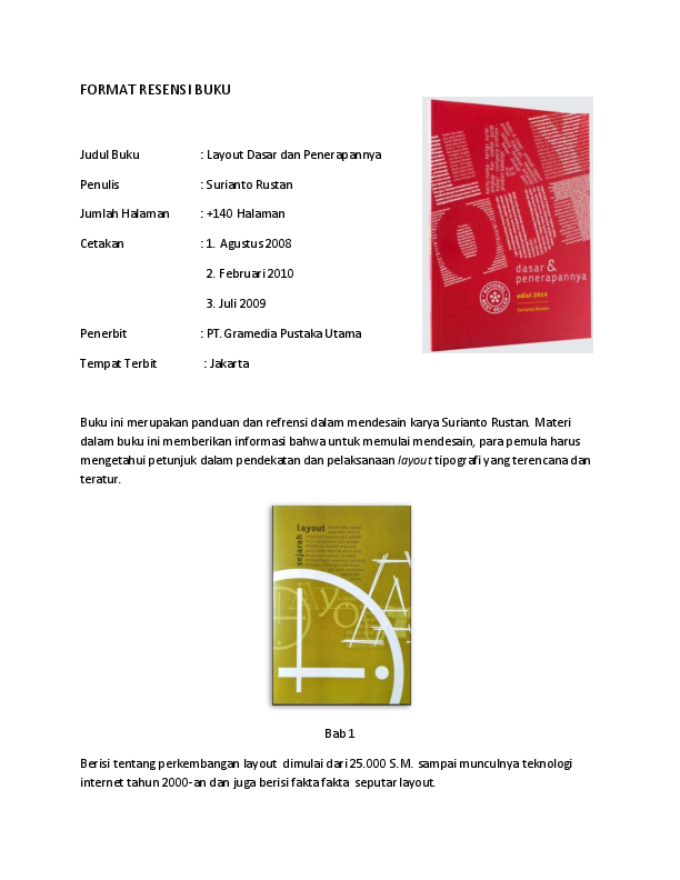 Detail Buku Layout Surianto Rustan Nomer 12