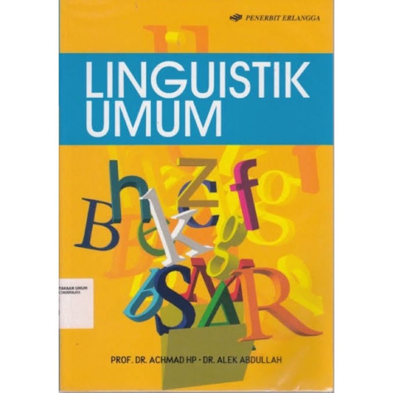 Detail Buku Linguistik Umum Penerbit Erlangga Nomer 2