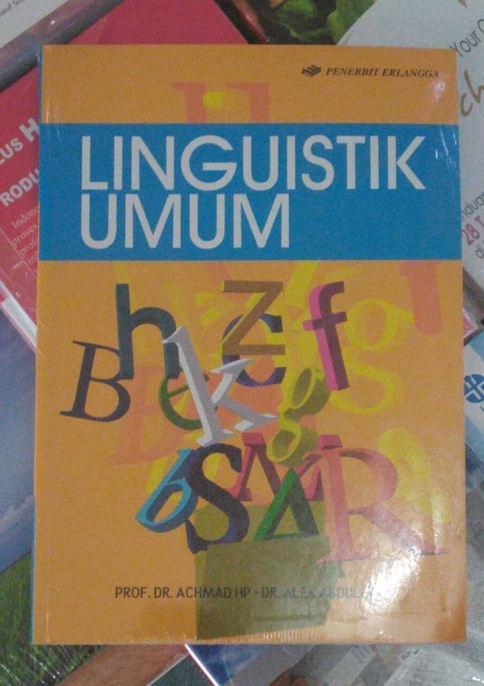 Detail Buku Linguistik Umum Penerbit Erlangga Nomer 14