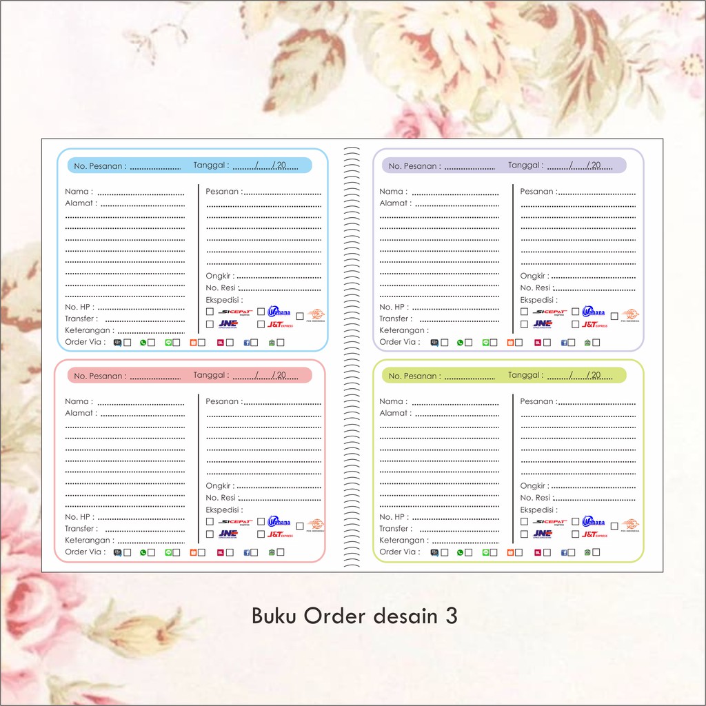 Detail Buku List Order Olshop Nomer 26