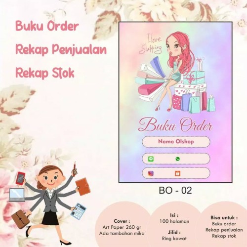 Detail Buku List Order Olshop Nomer 44