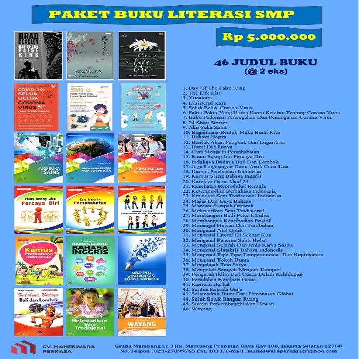 Buku Literasi Smp - KibrisPDR