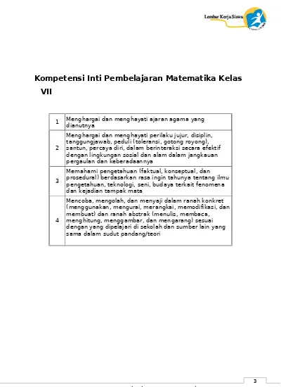 Detail Buku Lks Matematika Smp Kelas 7 Kurikulum 2013 Nomer 38