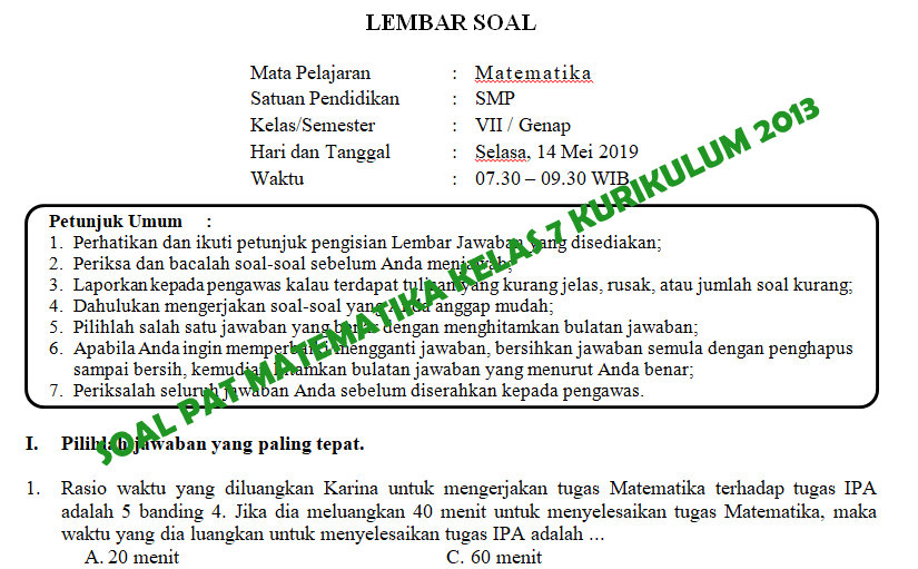 Detail Buku Lks Matematika Smp Kelas 7 Kurikulum 2013 Nomer 49