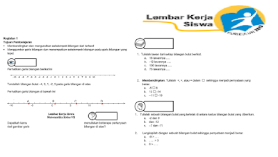 Detail Buku Lks Matematika Smp Kelas 7 Kurikulum 2013 Nomer 51