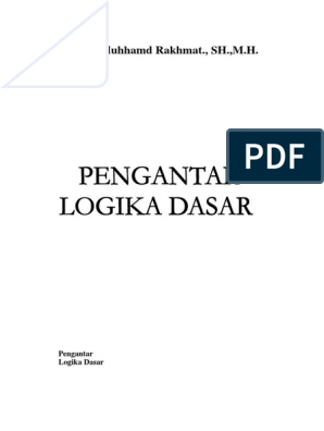 Detail Buku Logika Dasar Nomer 45