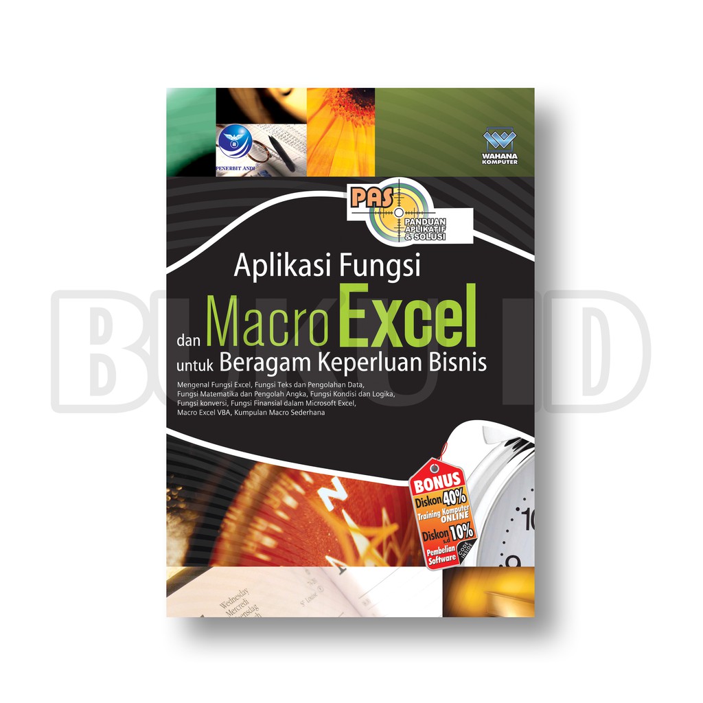 Detail Buku Macro Excel Nomer 37