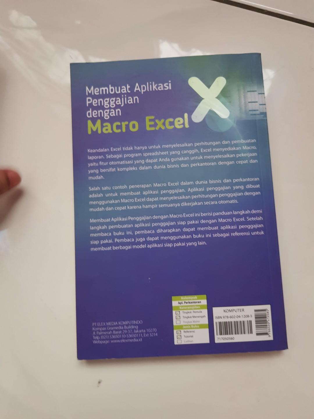 Detail Buku Macro Excel Nomer 54