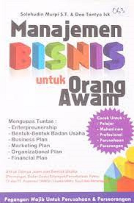 Detail Buku Manajemen Bisnis Nomer 31