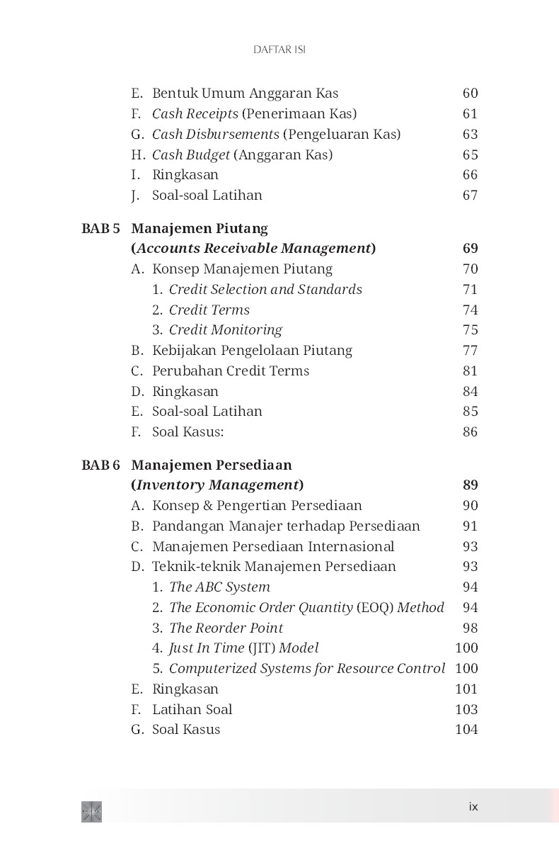 Detail Buku Manajemen Keuangan Perusahaan Nomer 35