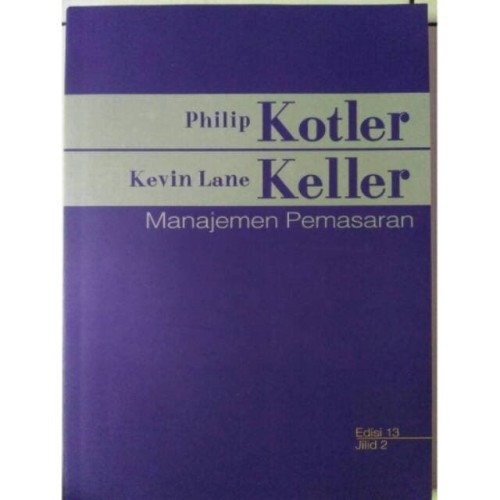 Detail Buku Manajemen Pemasaran Philip Kotler Jilid 1 Nomer 10