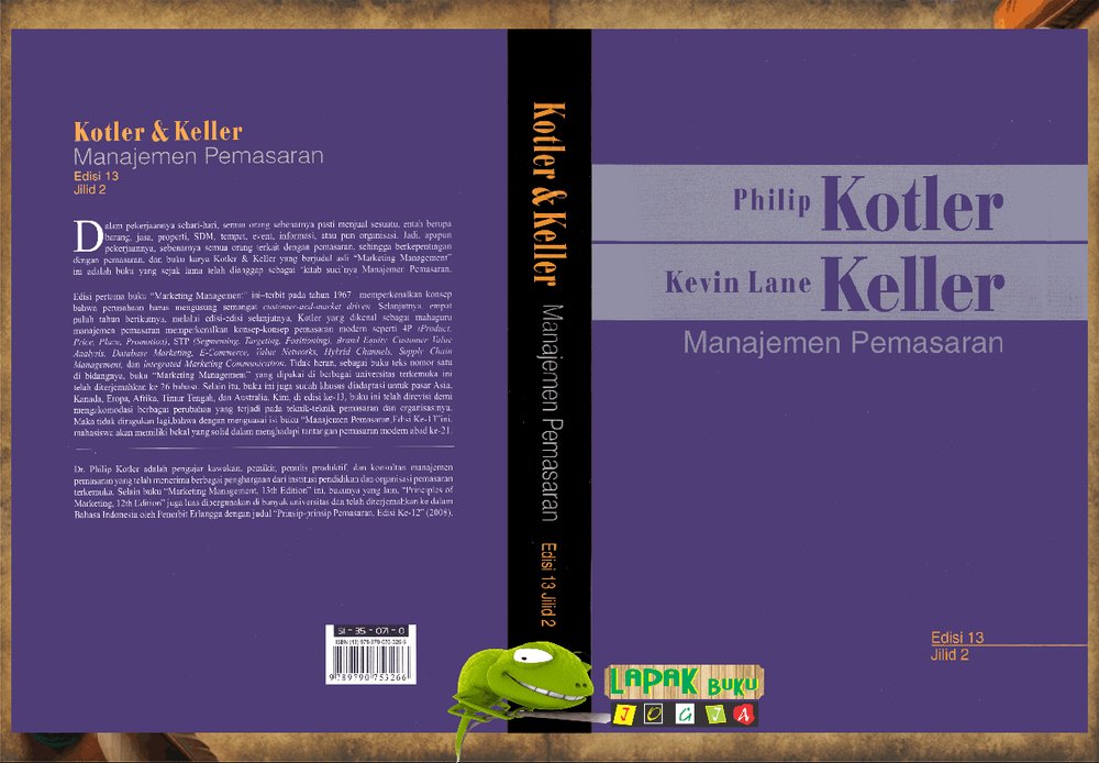 Detail Buku Manajemen Pemasaran Philip Kotler Jilid 2 Nomer 40