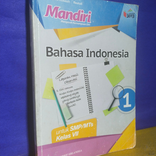 Detail Buku Mandiri Bahasa Indonesia Kelas 7 Nomer 15